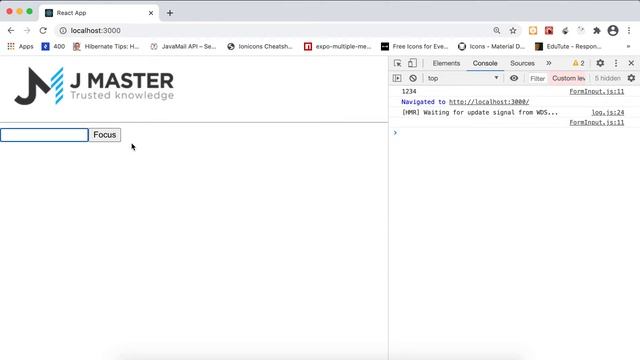 ReactJs - Refs để truy vấn vào HTML DOM | JMaster.io Trung Tâm Java смотреть онлайн
