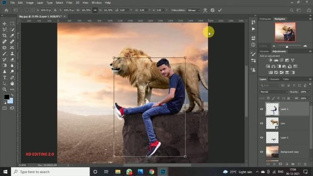 Lion Concept Background Change Photo Editing in Photoshop cc | 2021 #HDEDITING2.0 #EDITINGTUTORIAL смотреть онлайн