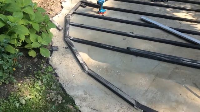 Подготовка под укладку террасной доски форма круга смотреть онлайн