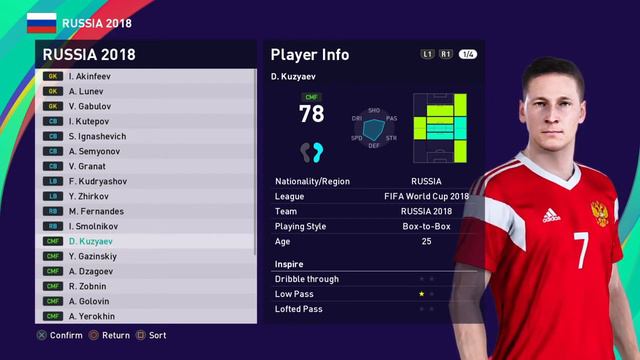 eFootball PES 2021 SEASON UPDATE RUSSIA MUNDIAL 2018 PS4 смотреть онлайн