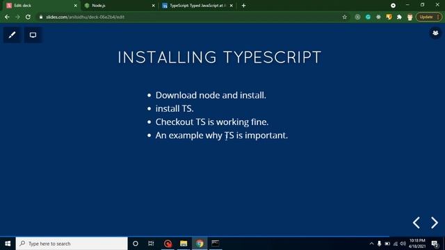 Typescript tutorial in Hindi for beginners #2 Installing and Importance смотреть онлайн
