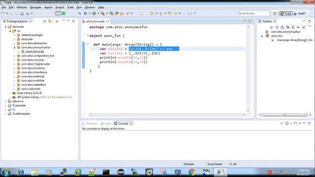 Scala - Anonymous Function in Scala смотреть онлайн