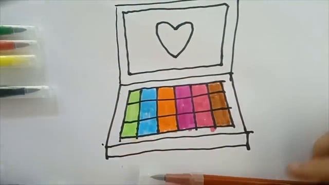 Bolalar Uchun Kompyuter rasm chizish / Drawing Computer with kids song/Рисование Компьютер для дете смотреть онлайн
