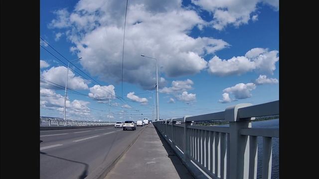 На велосипеде по Саратовскому мосту 26 августа 2023 года смотреть онлайн