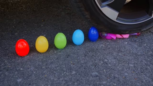 Crushing Crunchy & Soft Things By Car! - EXPERIMENT: HALLOWEEN PUMPKINS Vs CAR Vs FOOD