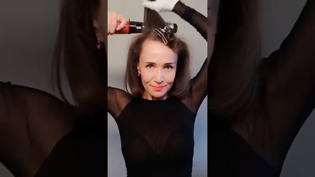 Укладка на каре средней длины за 10 минут. Ролик 03. смотреть онлайн