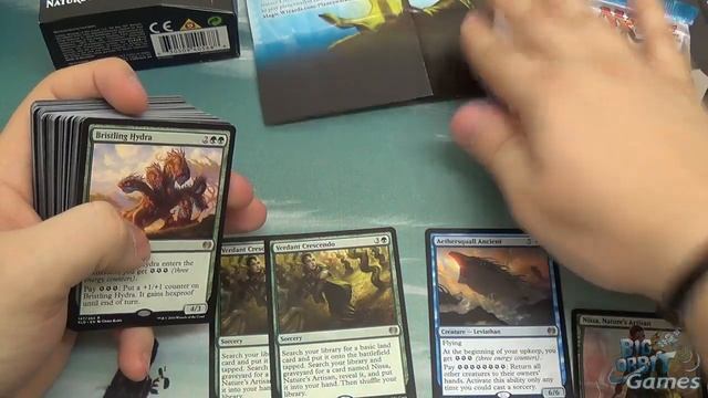 Magic the Gathering: Kaladesh - Nissa, Nature's Artisan Planeswalker Deck Unboxing смотреть онлайн