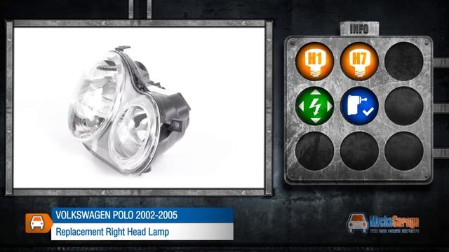 Replacement Right Head Lamp for VW Polo 2002-2005 MicksGarage.com смотреть онлайн