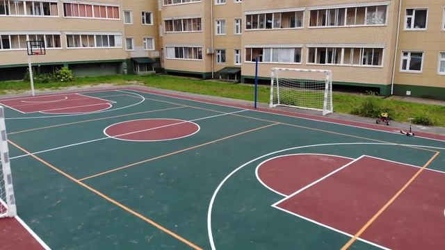 Детская и спортивная площадка по адресу: город Кубинка, улица Генерала Вотинцева 15А смотреть онлайн