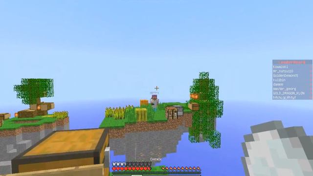 Мини игры в Майнкрафт 1.6.4№4 Skorpion сделал азаза блин(Sky-Wars) смотреть онлайн