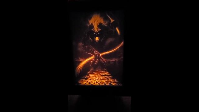 Lord of the Rings - Gandalf VS Balrog Lithophane 2 смотреть онлайн
