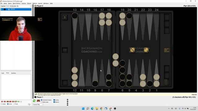 Backgammon - Position of the day: 1 - Backgame beast смотреть онлайн