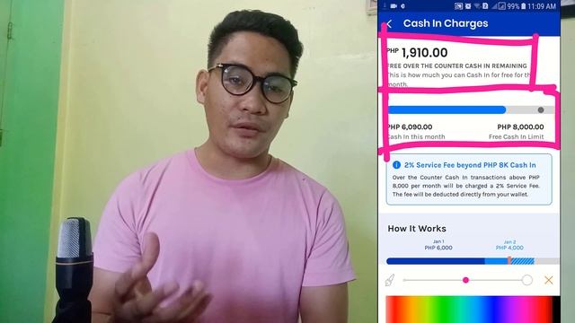 Gcash Cash In Limit and 2% Percent Service Fee Explain - Bakit may 2 percent Deduction sa Gcash смотреть онлайн