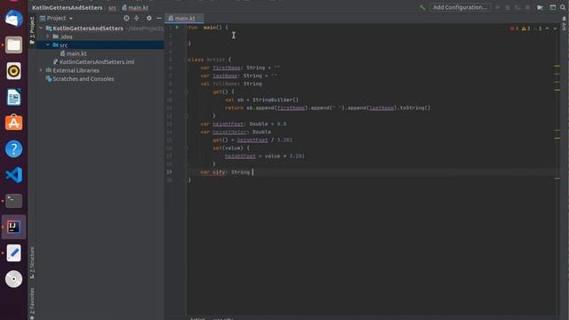 Writing getters and setters in Kotlin смотреть онлайн