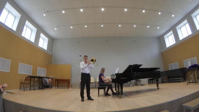 М. И. Глинка "Краковяк" из оперы "Жизнь за царя", исп. Бирюков Виктор (тромбон), 4-ый класс. смотреть онлайн