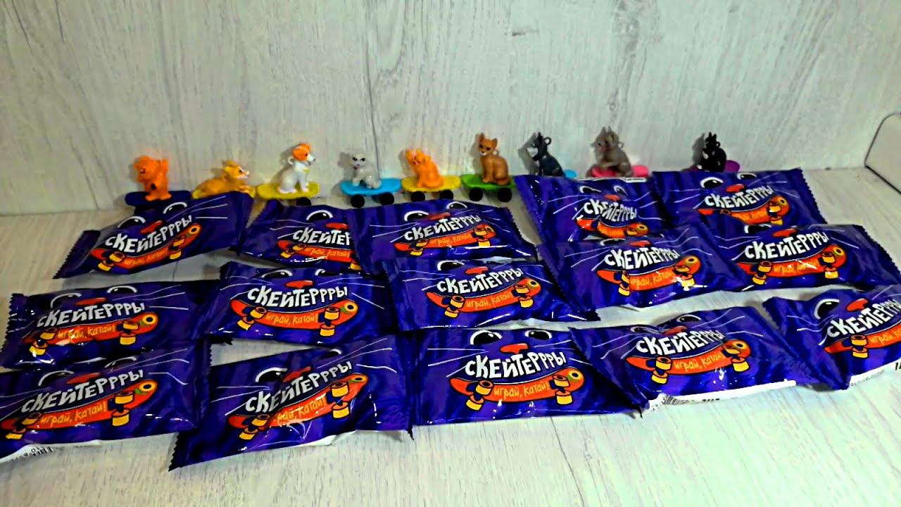 Лента Скейтеррры - открываем 15 пакетиков, 4 серия смотреть онлайн