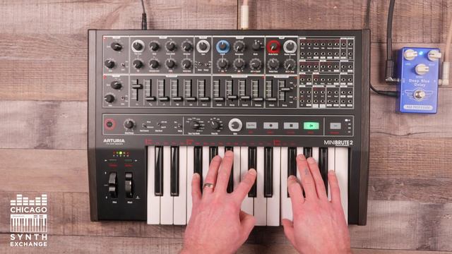 Arturia MiniBrute 2 Analog Monosynth Noir Edition | Chicago Synth Exchange смотреть онлайн