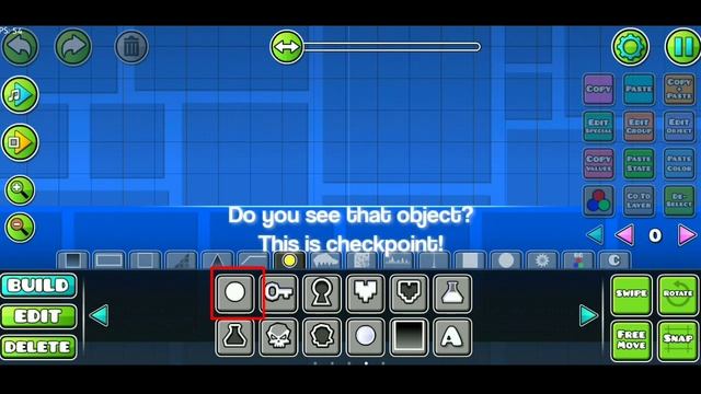How to add checkpoints in platformer level? | Geometry Dash 2.2 Tutorial смотреть онлайн
