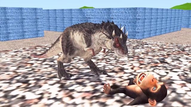 Zombie Elephant & Mammoth & Buffalo Vs Mammoth & Elephant Vs T-rex