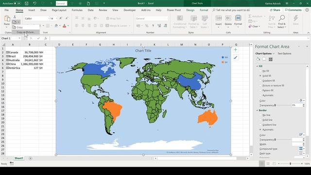 Geography data types and filled maps in excel смотреть онлайн
