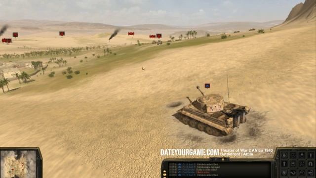 Theatre of War 2 Africa 1943 - Tiger vs M4 Sherman Gameplay смотреть онлайн