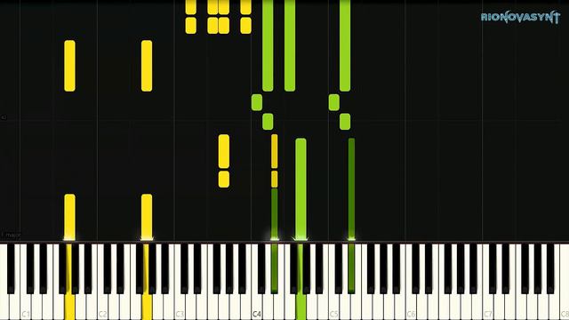 The Rock (1996) main theme [Piano Tutorial] (Synthesia) смотреть онлайн