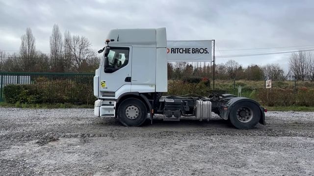 2009 Renault Premium 450dXi Sleeper Truck Tractor I St Aubin, France Auction - 7 & 8 December смотреть онлайн