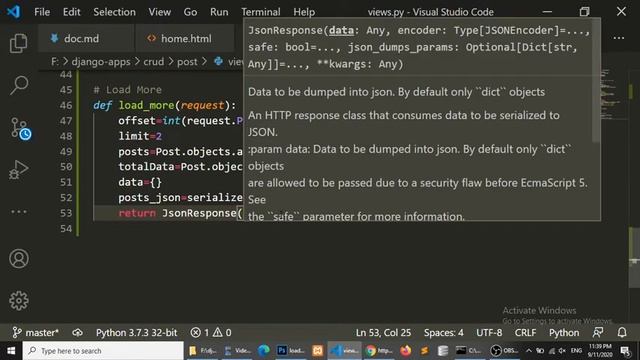 Django Tutorial | Django Load More Pagination with Jquery Ajax смотреть онлайн