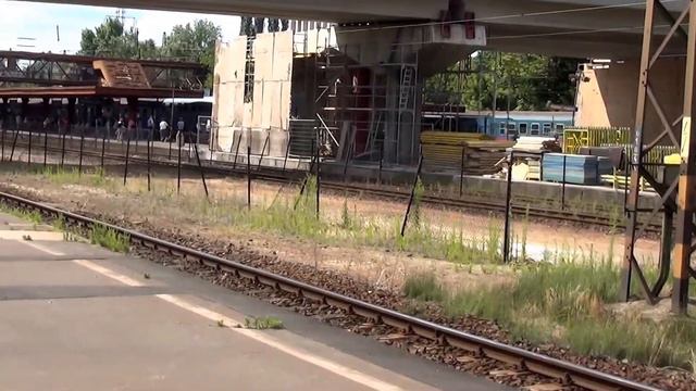 Kőbánya-Kispest/ Кобанья-Кишпешт: Нюгати СТАНЦИЯ РЕКОНСТРУКЦИЯ; пассажирский поезд Z57 Цеглед-Соб смотреть онлайн