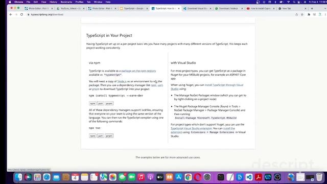 TypeScript_Basic 1: How to setup TypeScript for Cypress | Environment setting for TypeScript смотреть онлайн