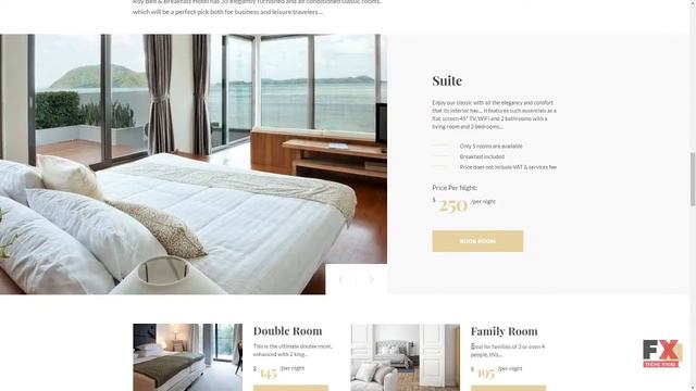 Roy Bed & Breakfast - Small Hotel WordPress Theme TMT | Free Template смотреть онлайн
