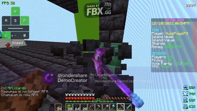 Building A Small Studio In SkyBlock | FallenSkyMC Skyblock [SS3] смотреть онлайн