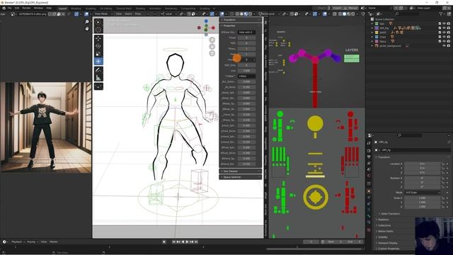 Free Satble Diffusion Rig OPii for Blender смотреть онлайн