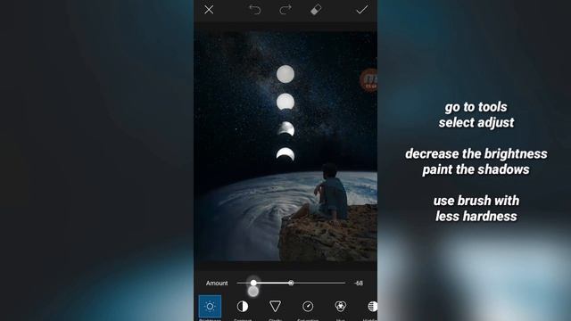 PicsArt Visual Photo Editing | Galaxy Photo Editing tutorial picsart | 2020 | Visuals of Karthik смотреть онлайн