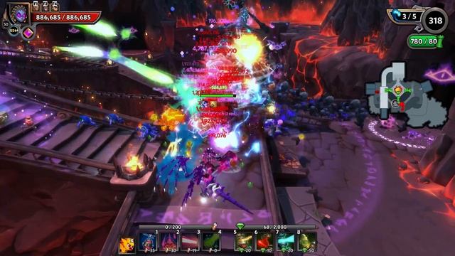 DD2 FLOOR 845 ~ ONSLAUGHT | Ev2, Squire And Mercenary | Dungeon Defenders 2