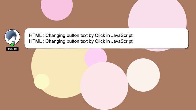 HTML : Changing button text by Click in JavaScript смотреть онлайн