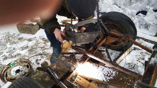 ?Прицеп для мотоблока своими руками. Экономия 20-30к? смотреть онлайн