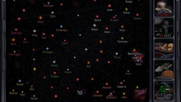 Classic Dos Games - Master of Orion 2 Full Gameplay