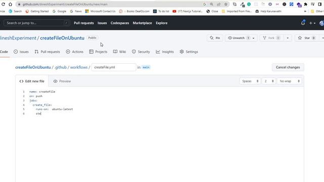 Creating a Workflow file on GitHub for GitHub Actions смотреть онлайн