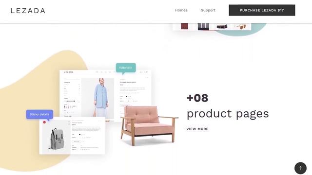 Lezada - Multipurpose eCommerce Bootstrap 4 Template смотреть онлайн