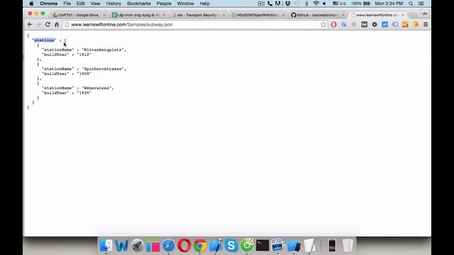 Unit 49 Swift Dữ liệu JSON смотреть онлайн