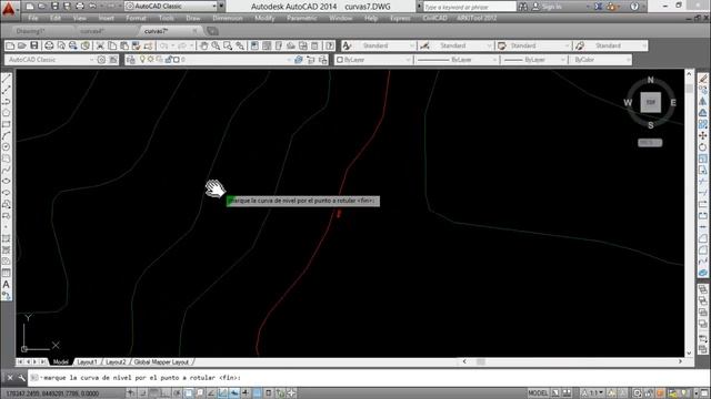 EXPORTAR CURVAS DE NIVEL EN SHP A AUTOCAD CON GLOBAL MAPER смотреть онлайн