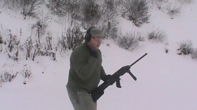 Испытания Bullpup на Сайгу 12 от ООО 