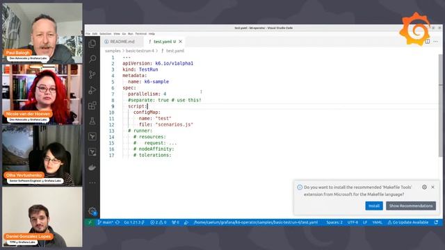 Load testing on Kubernetes with k6 Private Load Zones (Grafana Office Hours #19) смотреть онлайн