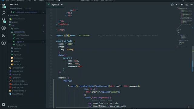 29 - Login with Email and Password Firebase and Vuejs смотреть онлайн