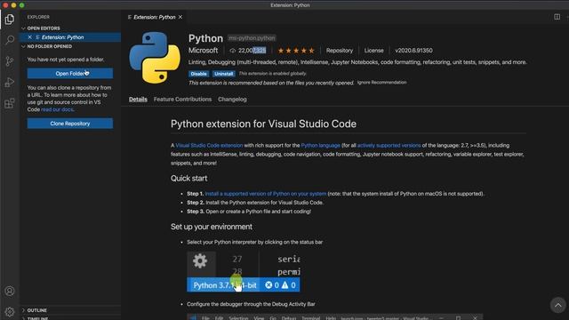 Python Tutorial Beginner Series - Part 2 Set Up Visual Studio Code and Running First Python Program смотреть онлайн