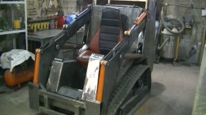 Самодельный мини погрузчик 2. Перед покраской.