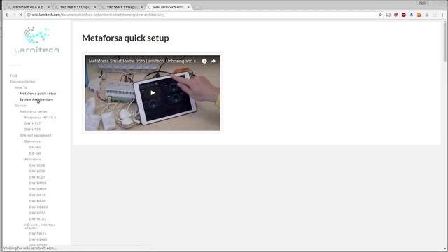 Wiki.larnitech.com Larnitech Documentation Portal