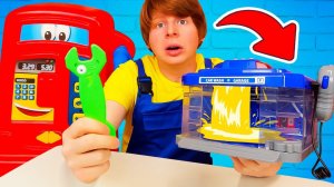 Машинки мылись в автомойке и сменили цвета!  Что произошло? Крутые видео про машинки для мальчиков