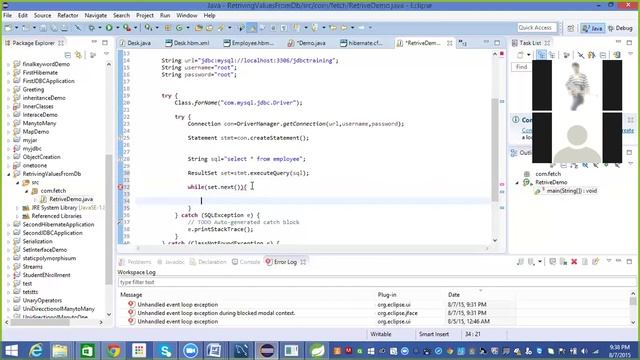 JDBC prepare statement смотреть онлайн